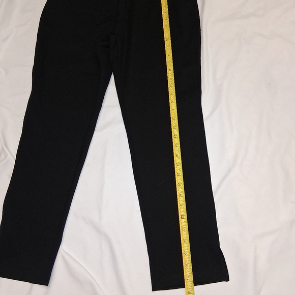 Rafaella Women Size L Pants Black Comfort Trousers - Picture 8 of 14